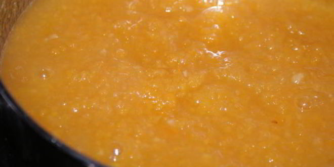 Рецепт джема из кабачков с курагой и лимоном