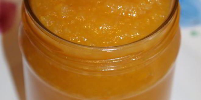 Рецепт джема из кабачков с курагой и лимоном