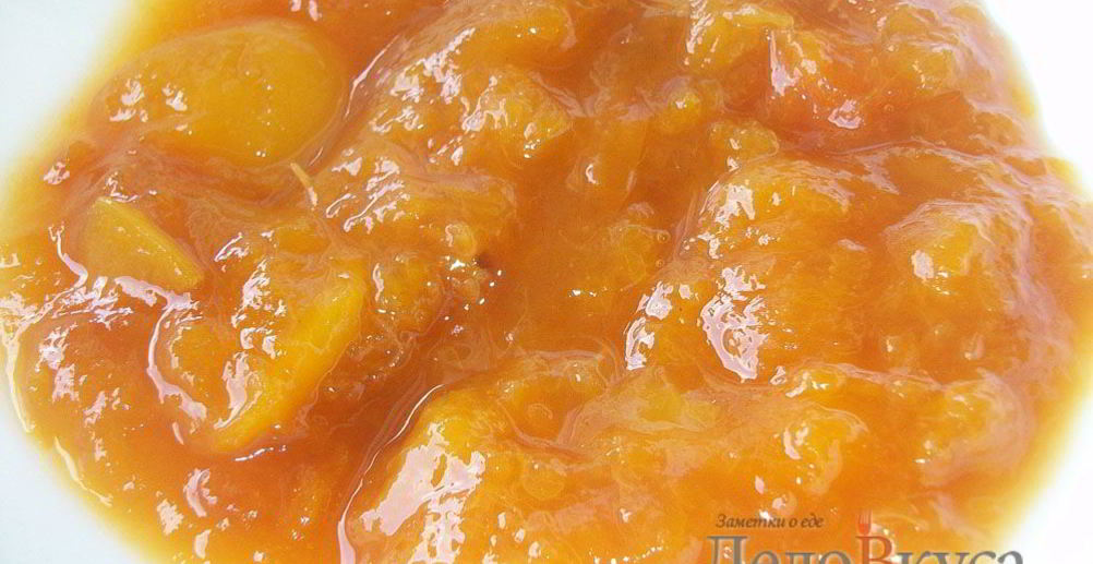 Рецепт джем из груш и персиков