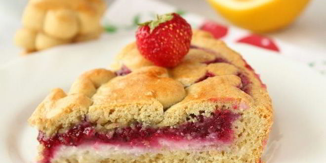 Рецепт кростаты с джемом и творожным сыром