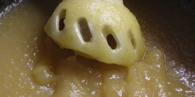 Рецепт лимонного джема с яблоками и куантро