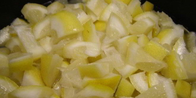 Рецепт лимонного джема с яблоками и куантро