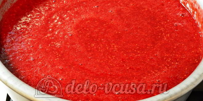 Рецепт малинового джема на зиму