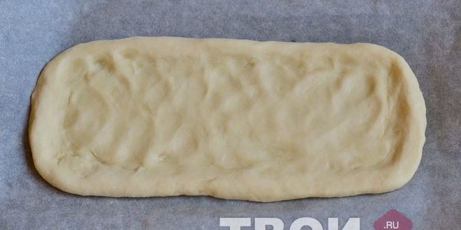 Рецепт песочных полосок с джемом и орехами