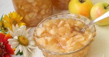 Рецепт Яблочного джема с карамелью