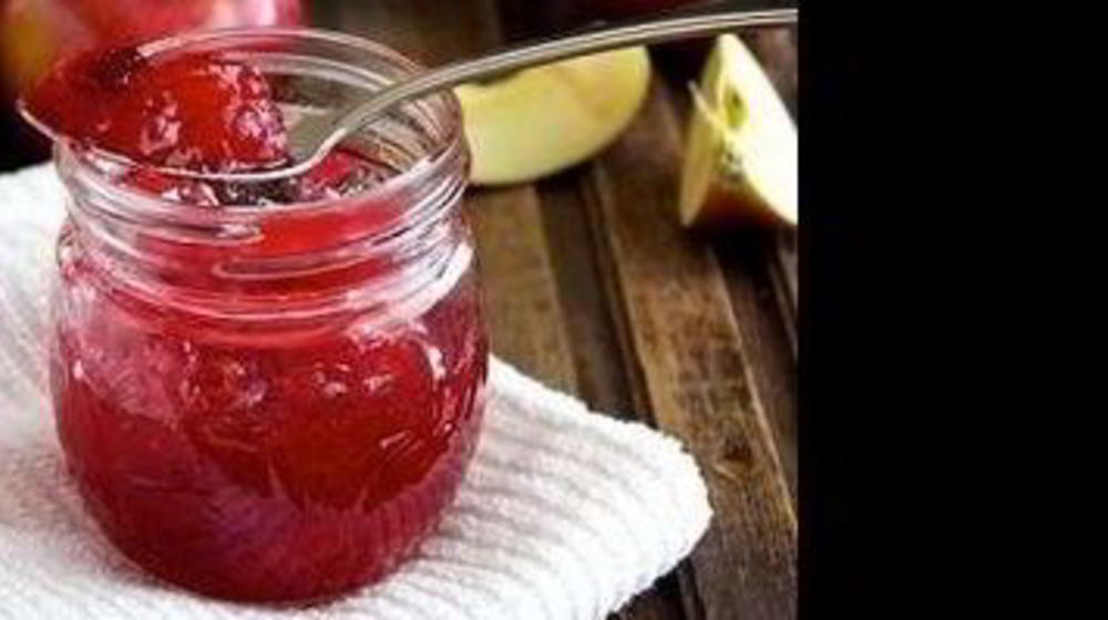 Как приготовить яблочный джем с малиной