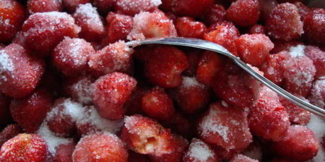 Рецепт клубники замороженной на зиму