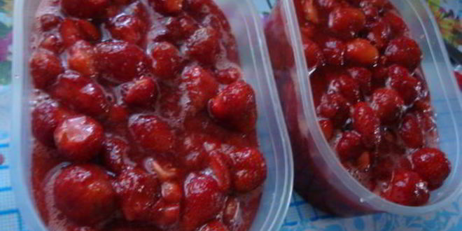 Рецепт клубники замороженной на зиму
