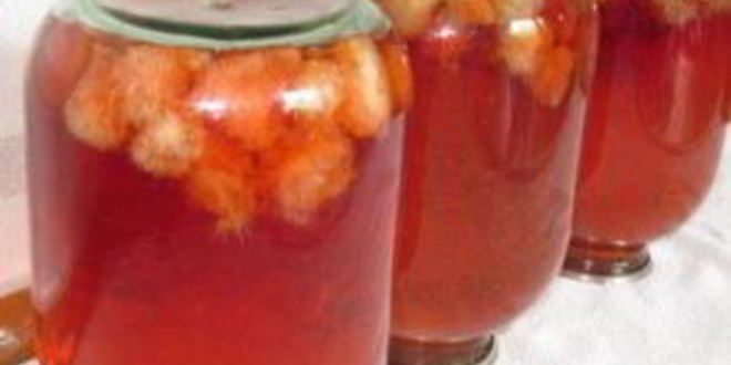 Рецепт клубничного компота на зиму