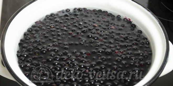 Рецепт компота из черники