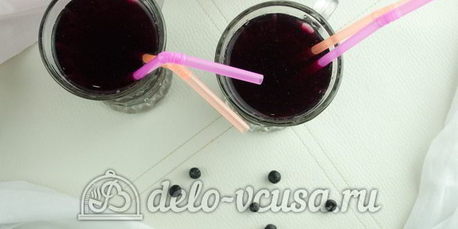 Рецепт компота из черники