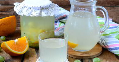 Рецепт Компота из крыжовника с апельсином на зиму