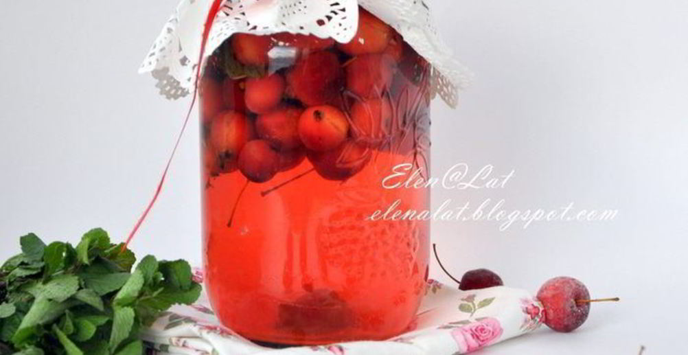 Рецепт компот из свежих яблок