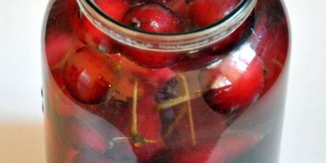 Рецепт компота из райских яблок с мятой