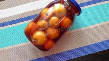 Рецепт Компота из ранеток и сливы