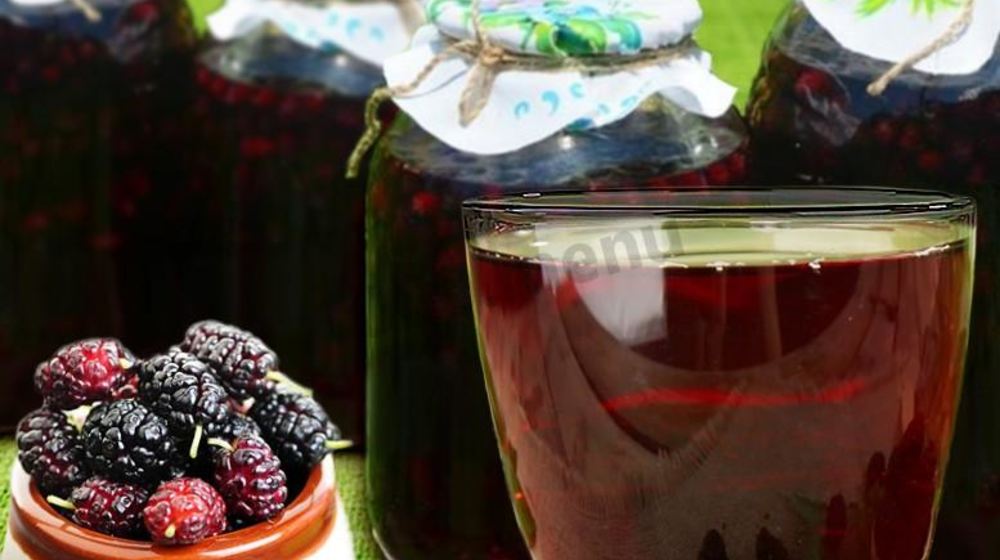 Как приготовить компот из шелковицы