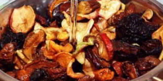 Рецепт компота из сухофруктов без сахара