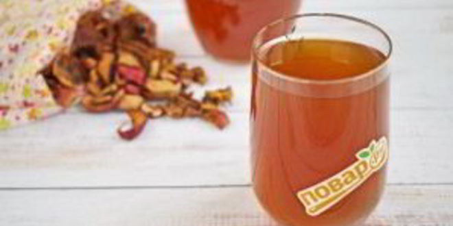 Рецепт компота из сушеных яблок