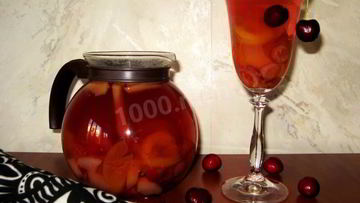 Рецепт Компота из свежих ягод и фруктов