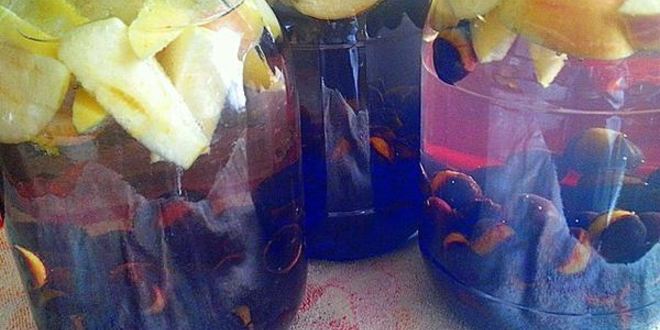 Рецепт компота из терна и яблок