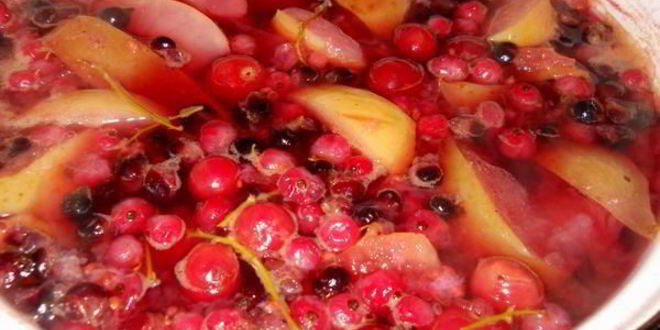 Рецепт компота плодово-ягодный витаминная бомба