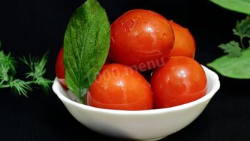 Рецепт Красных помидоров квашеных в кастрюле