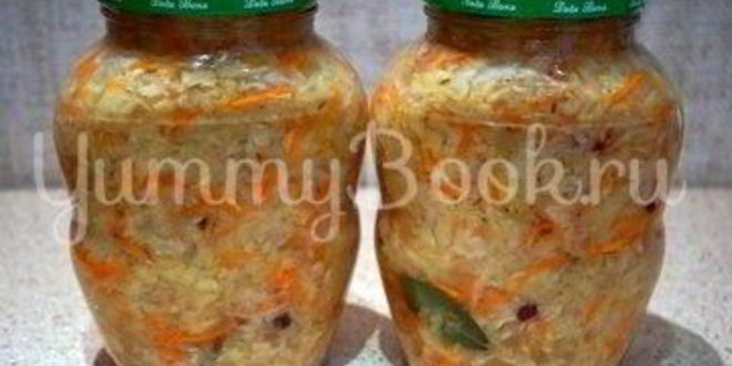 Рецепт квашеной капусты с клюквой