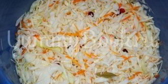 Рецепт квашеной капусты с клюквой