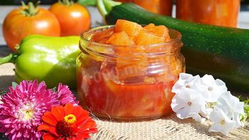 Рецепт Кабачкового лечо на зиму пальчики оближешь