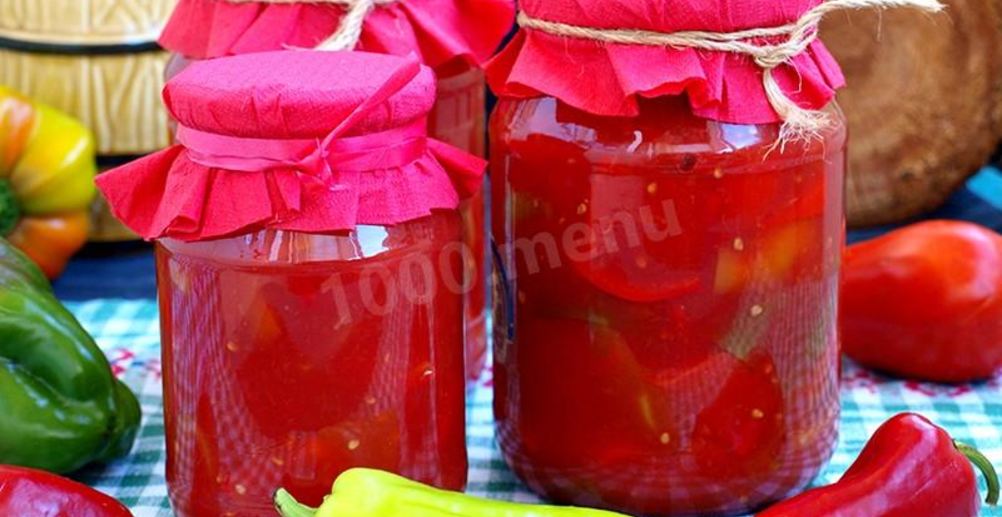 Рецепт лечо из помидор с чесноком и перцем