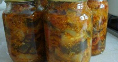 Рецепт Лечо из баклажанов на зиму