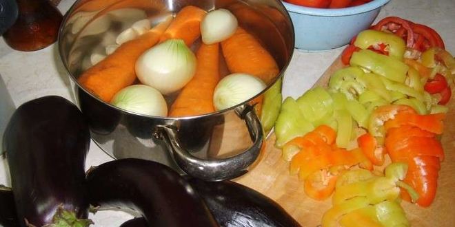 Рецепт лечо из баклажанов на зиму