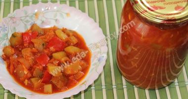 Рецепт Лечо из кабачков и перца на зиму