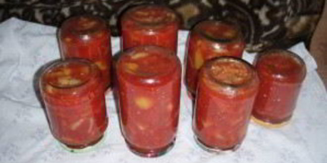 Рецепт лечо из помидоров и перца