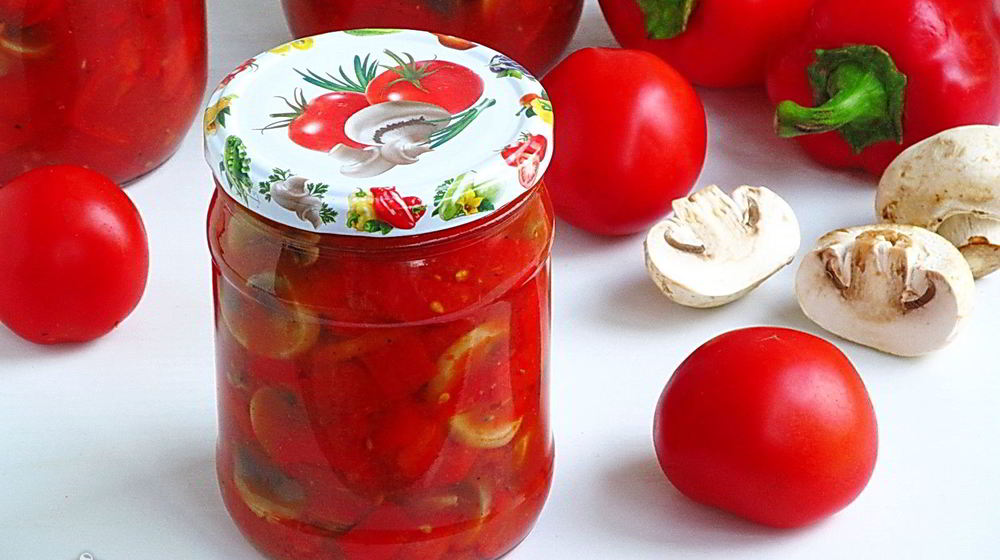 Как приготовить лечо с грибами на зиму