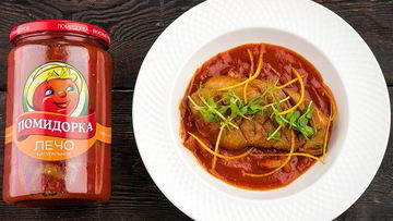 Рецепт Пряной утиной грудки, тушеной в лечо