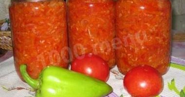 Рецепт Вкусного лечо с рисом из помидор и моркови