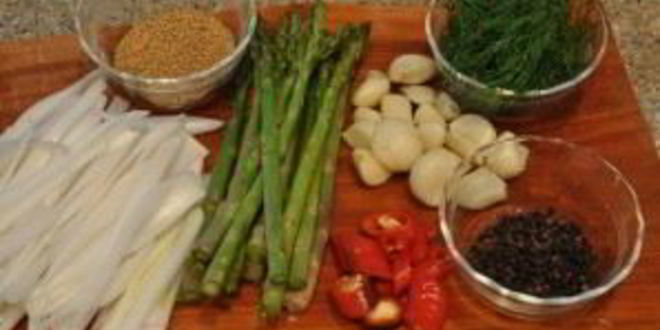 Рецепт маринованной спаржи