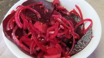 Рецепт Маринованной свеклы с луком