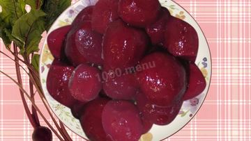 Рецепт Маринованной свеклы целиком на зиму