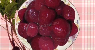 Рецепт Маринованной свеклы целиком на зиму