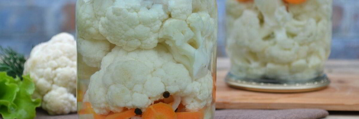 Рецепт Маринованной цветной капусты с овощами