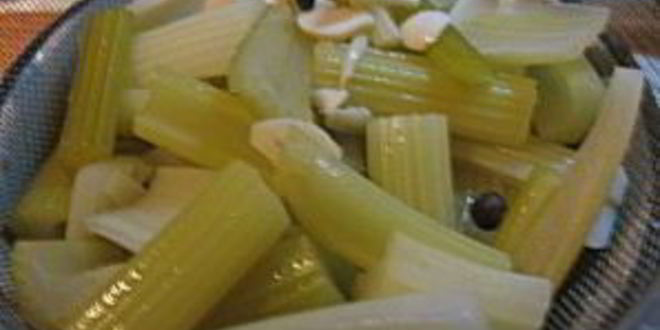 Рецепт маринованного сельдерея