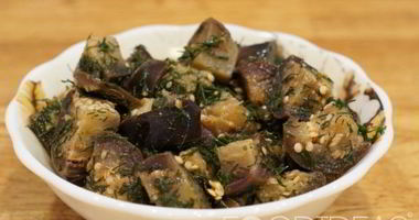 Рецепт Маринованных баклажанов с чесноком