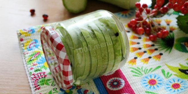 Рецепт маринованных кабачков дольками на зиму