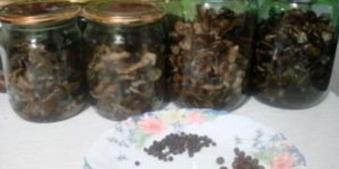 Рецепт маринованных опят с гвоздикой