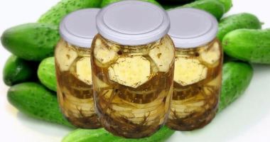Рецепт Огурцов маринованных с кабачками на зиму