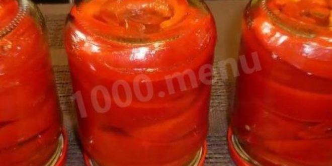 Рецепт сладкого маринованного перца без стерилизации