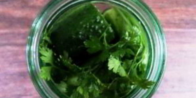 Рецепт огурчиков с кетчупом на зиму