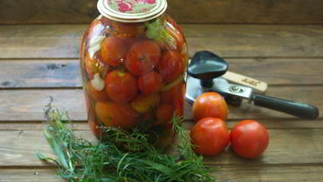 Рецепт Помидоров в банках на зиму